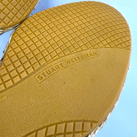 STUART WEITZMAN PATENT, TOE WEDGE, ESPADRILLES, BLACK, SIZE 9M, WOMEN’S SHOES - Picture 16 of 16